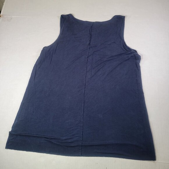 Ecru Women Navy Professional Casual Sleeveless Tank Tunic Blouse Size S - Picture 6 of 6